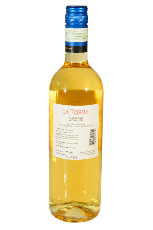 Weißwein La Torre Chardonnay 2023 (Marsovin) – Bild 3