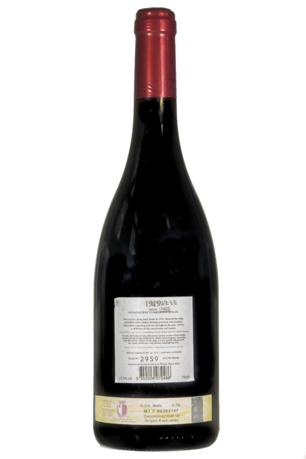 Rotwein 1919  Ġellewża 2023 (Marsovin) – Bild 3
