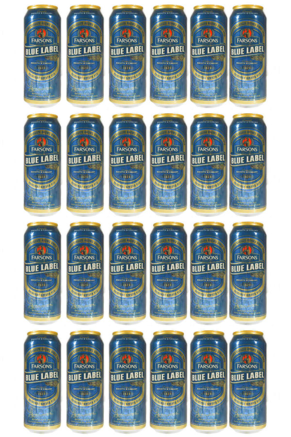 24 Blue Label-Ale-Bier in der Dose, 0,44l – Bild 2