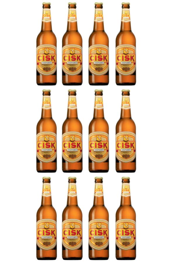 12 Cisk Export Premium Bier in der Flasche, 0,5l – Bild 2