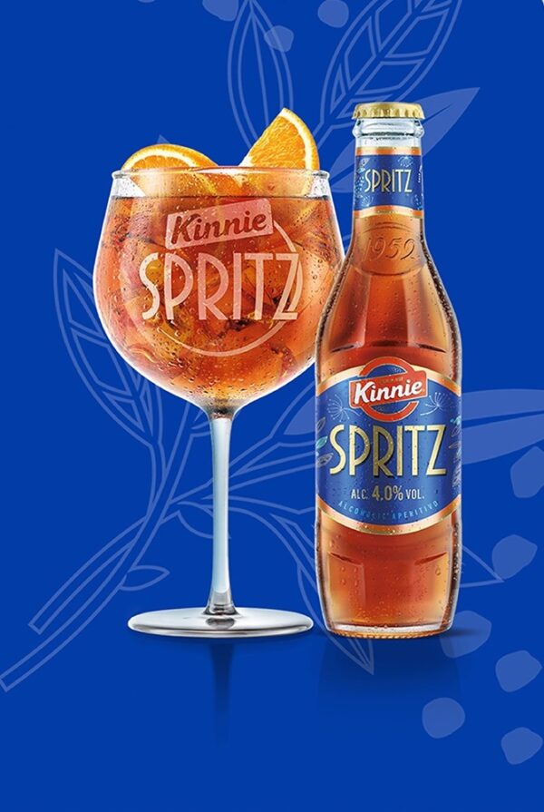 4 Glasflaschen Kinnie Spritz 0,25l – Bild 2