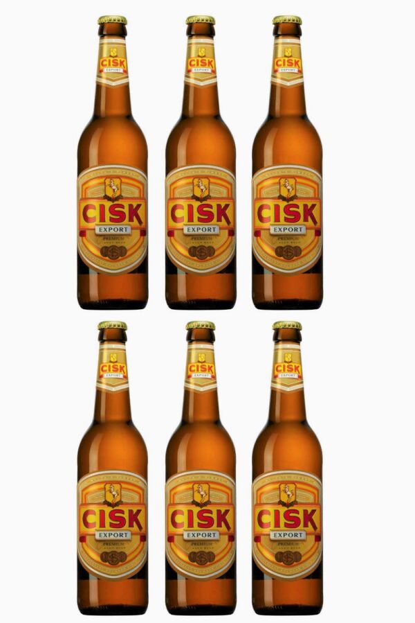6 Cisk Export Premium Bier in der Flasche, 0,5l – Bild 2