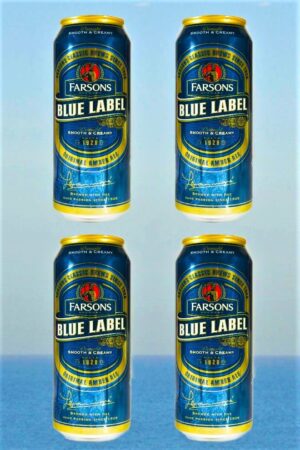 4 Blue Label-Ale-Bier in der Dose, 0,44l