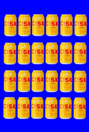 24 Cisk Lager-Bier in der Dose, 0,33l