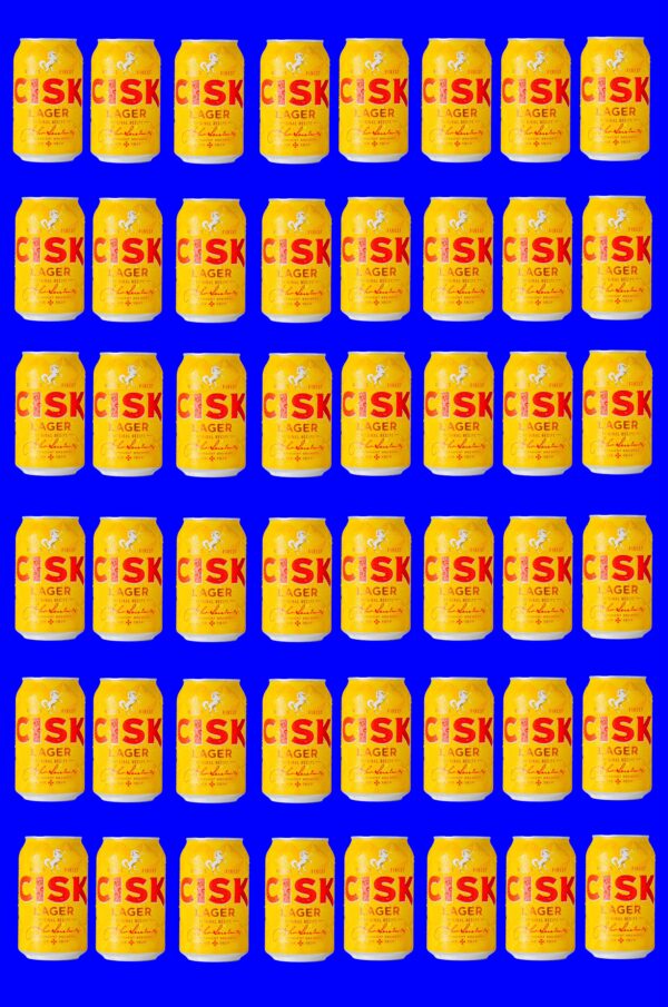 48 Cisk Lager-Bier in der Dose, 0,33l