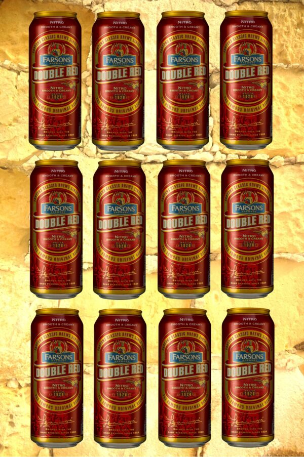 12 Dosen Double Red, Ale-Bier, 0,44l