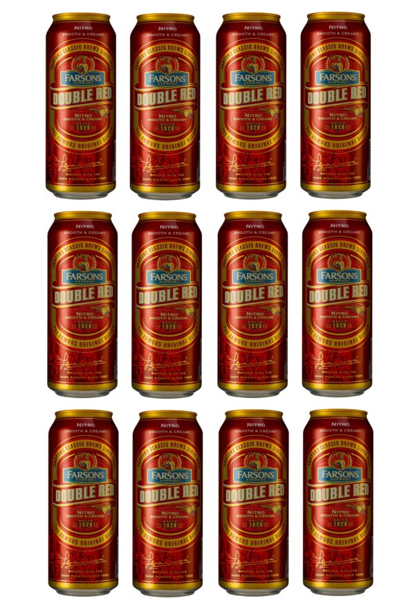 12 Dosen Double Red, Ale-Bier, 0,44l – Bild 2