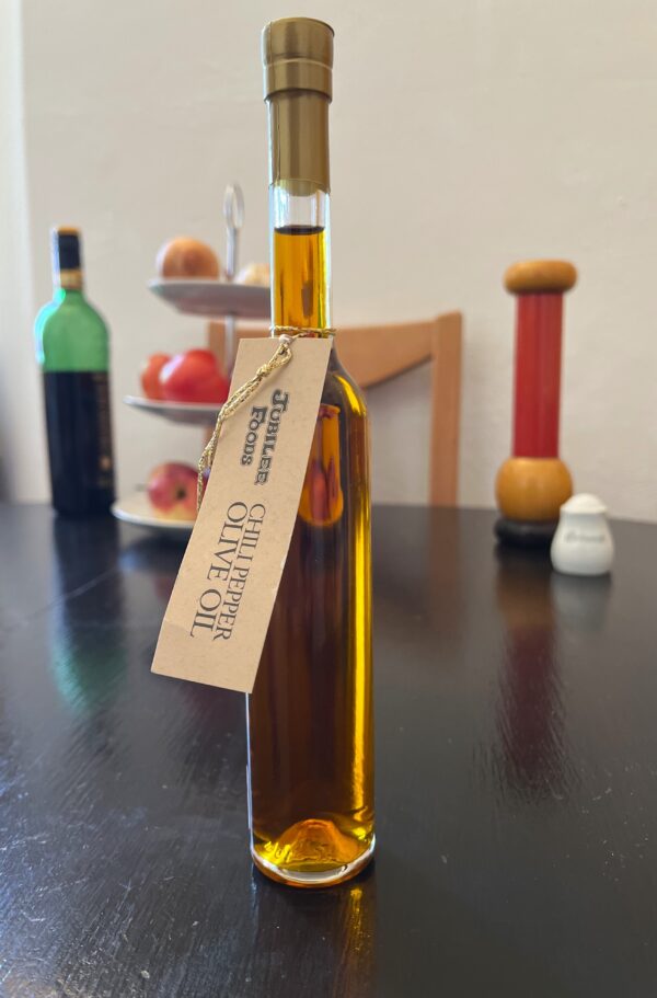 Extra Virgin Olivenöl mit Chili-Geschmack 100 ml – Bild 2