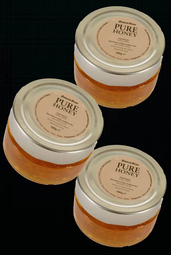 Bienenhonig Pure Honey, 3 Gläser