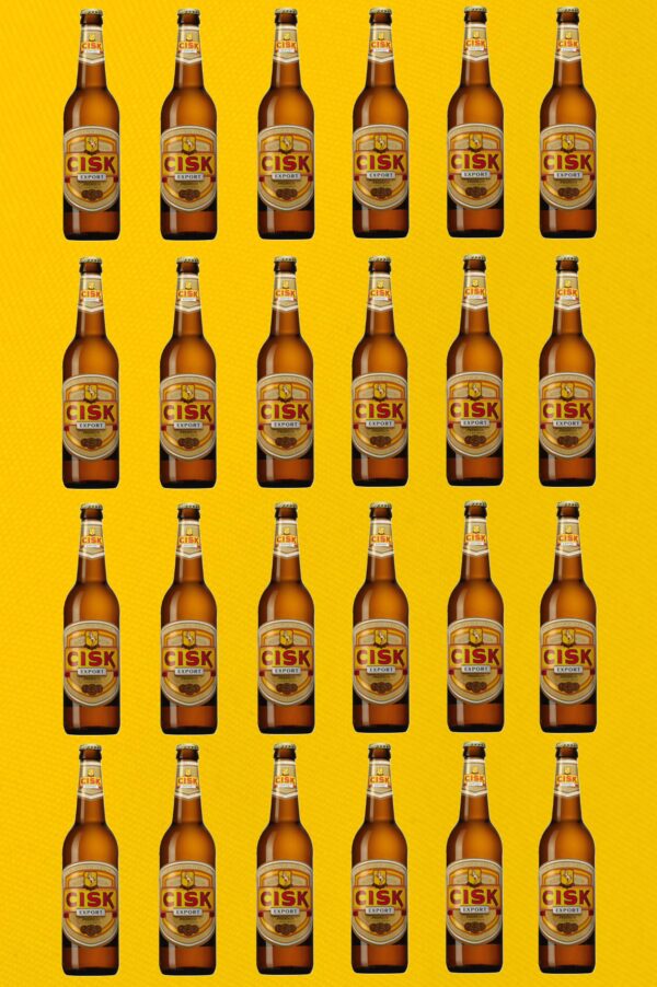 24 Cisk Export Premium Bier in der Flasche, 0,33l
