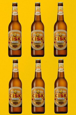 6 Cisk Export Premium Bier in der Flasche, 0,5l