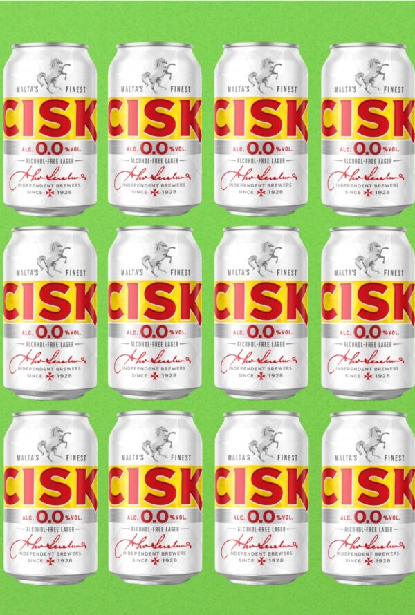12 Cisk Lager-Bier in der Dose 0,33l/ 0,00 % alkoholfrei!