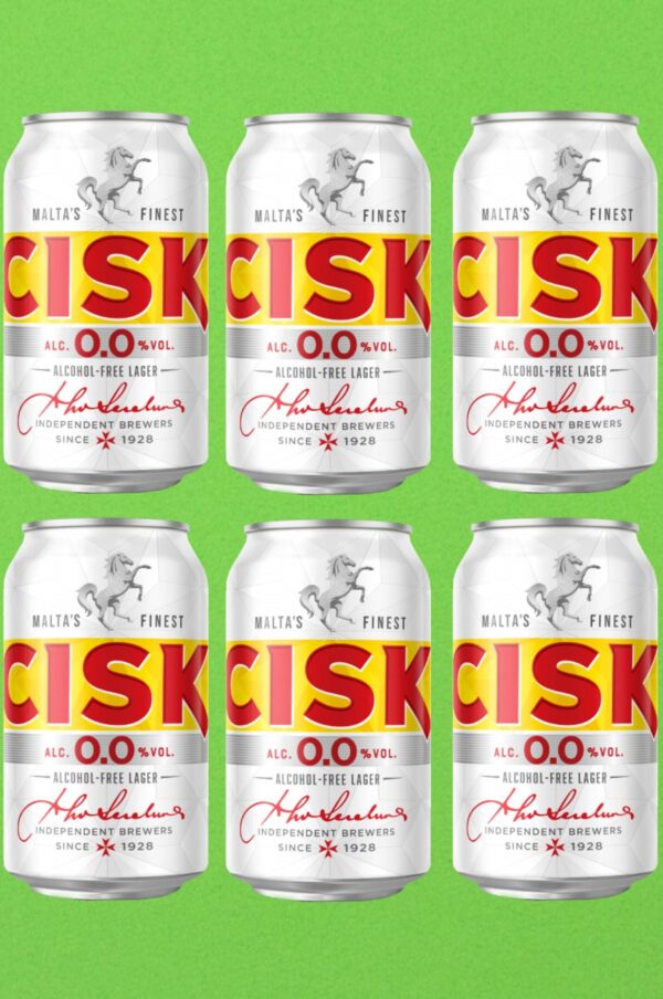 6 Cisk Lager-Bier in der Dose 0,33l/ 0,00 % alkoholfrei!