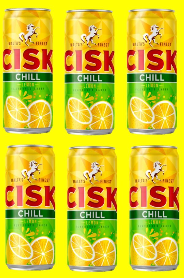 6 Cisk Chill Lemon Bier in der Dose 0,33l
