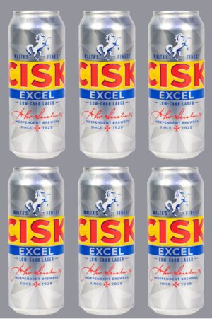 6 Cisk Excel Bier in der Dose 0,5l