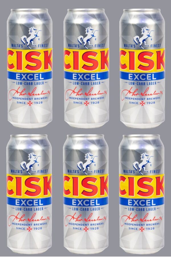 6 Cisk Excel Bier in der Dose 0,5l