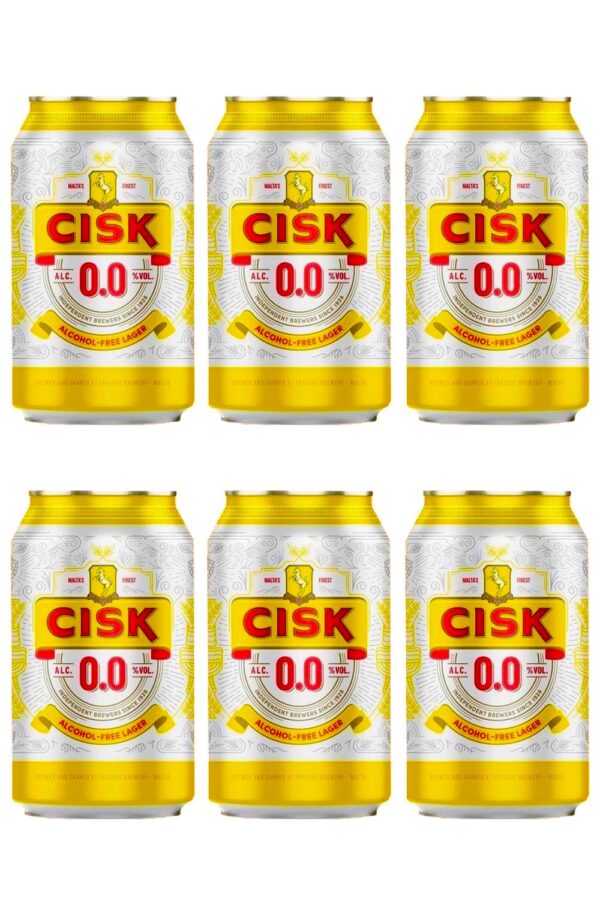 6 Cisk Lager-Bier in der Dose 0,33l/ 0,00 % alkoholfrei! – Bild 2