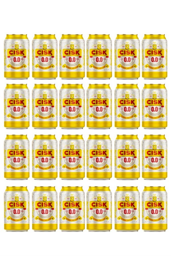 24 Cisk Lager-Bier in der Dose 0,33l/ 0,00 % alkoholfrei! – Bild 2