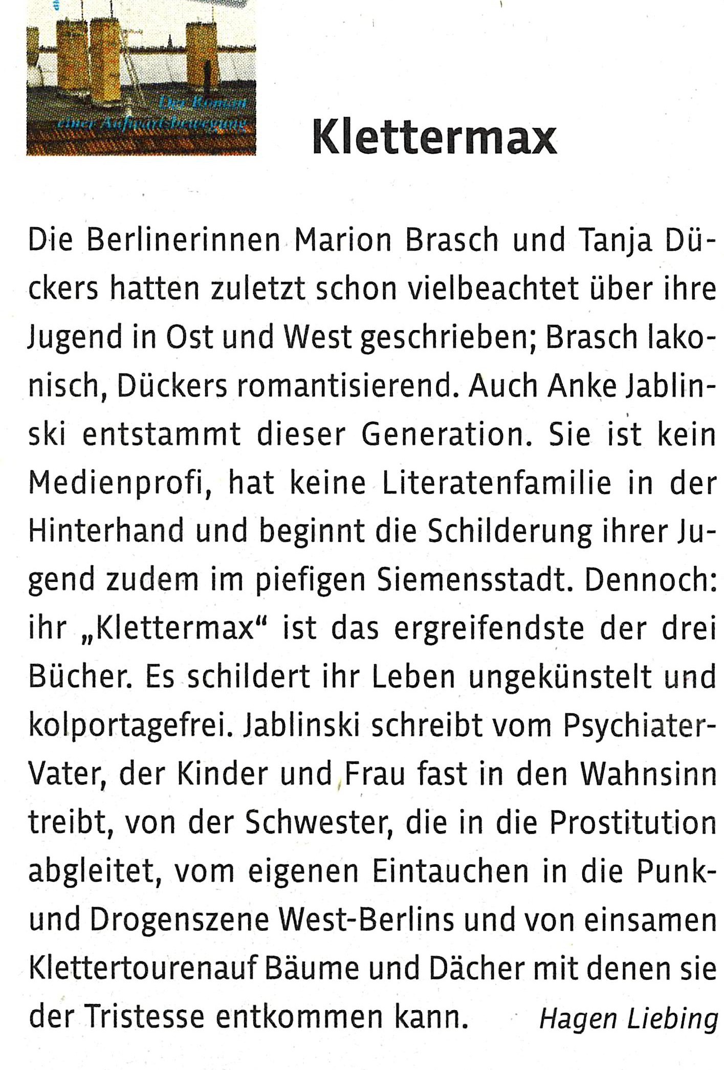 Klettermax - Eine wahre Geschichte von Anke Jablinski – Bild 2